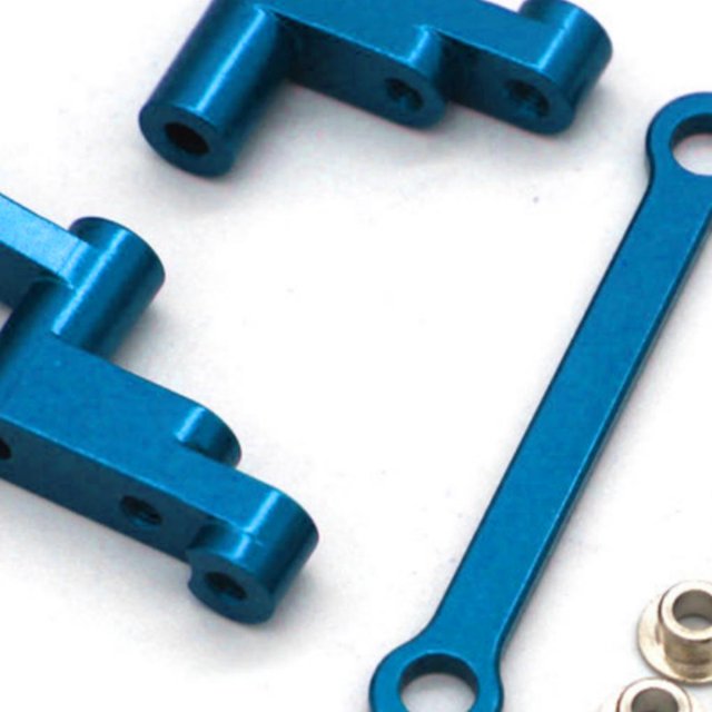 mmirethe Servo de Direction Haute Précision Complet pour Crawler 1/16 MJX 16209 Bleu
