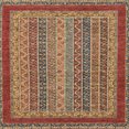 thumbnail image 1 of Ahgly Company Indoor Square Abstract Fire Brick Red Oriental Area Rugs, 6' Square, 1 of 6