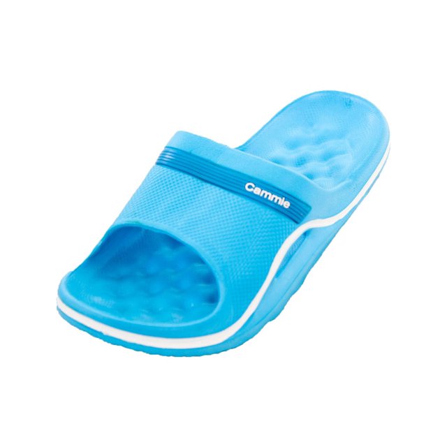 LAVRA Slip de Coussin pour Femmes sur Sandales à Glissière Bleues Sport 6