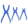 thumbnail image 4 of KIMISS Hose Clamp Flexible Line  Set, 3pcs Plastic Hose Clamp Tool Pipe Tube Cutting Off  with AntiSlipping Handle, 4 of 8