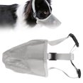 thumbnail image 1 of Dog Muzzle, Adjustable Breathable Mesh Soft Pet Mesh Muzzle For Outdoor Training Gray, 1 of 8