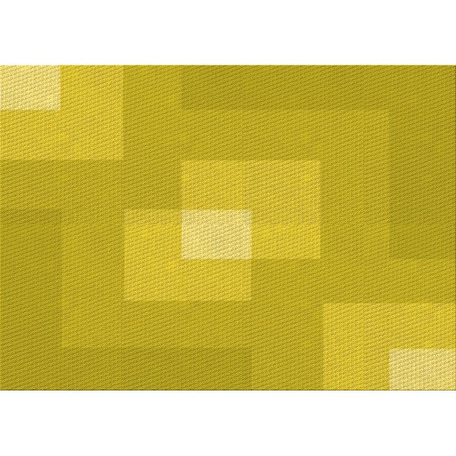 Ahgly Company Tapis d'Intérieur Rectangulaire Transitionnel Jaune Lavable à la Machine, 2 Pieds x 5 Pieds