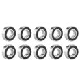 thumbnail image 1 of Broco 10 Pcs 6205-2RS haute vitesse double face Joint àGorge profonde Raceway roulement àBall, 1 of 8