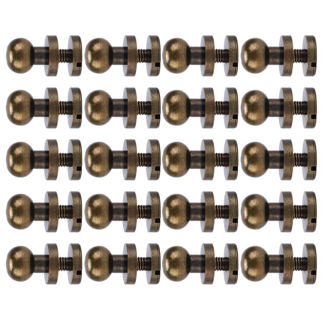 ESTINK Belt Screws, Wear Resistance Brass Rivets For Handbags For Shoes