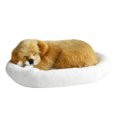 thumbnail image 1 of Realistic Sleeping Plush Breathing Dog Furry Dog With Mat Creative Animals Decor Stuffed Animal Doll, 1 of 5