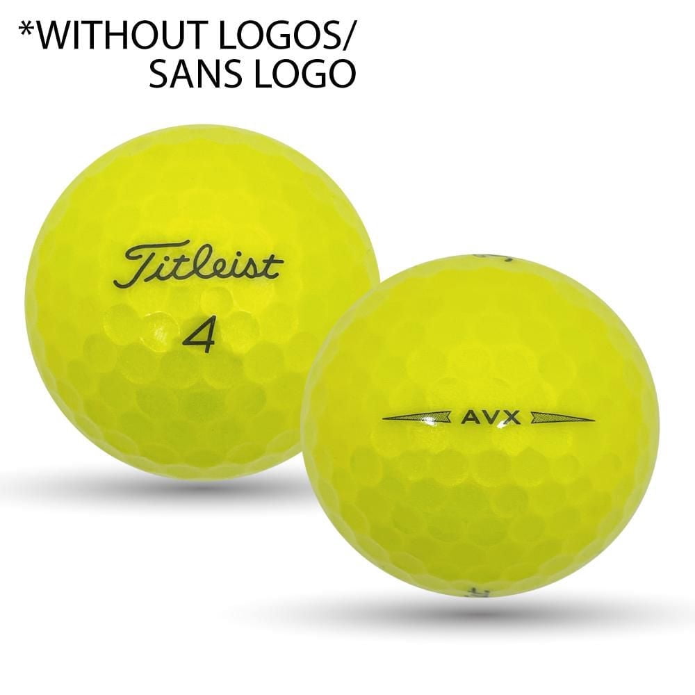 Mulligan - 36 balles de golf récupérées Titleist AVX 5A Pristine, Jaune