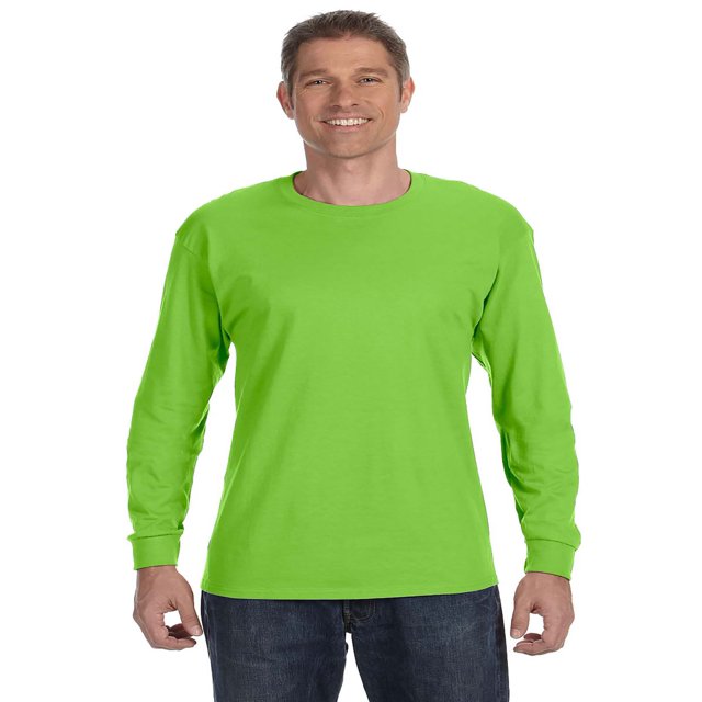 Hanes TAGLESS Long-Sleeve T-Shirt, Style 5586