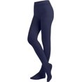 thumbnail image 1 of ORUYROP Women's Solid Colored Opaque Microfiber Footed Tights, 1 of 7