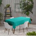thumbnail image 2 of Vargottam Indoor/OutdoorTablecloth58 x 58" InchSquareTablecloth Waterproof PatioTableCloths, Spring/SummerTableCoversfor Backyard CircularTable/BBQs/Picnic -Turquoise Green, 2 of 6