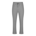 thumbnail image 4 of Pants for Men, Mens Solid Color Drawstring Fashionable Casual Pants Full Length Pants, 4 of 6