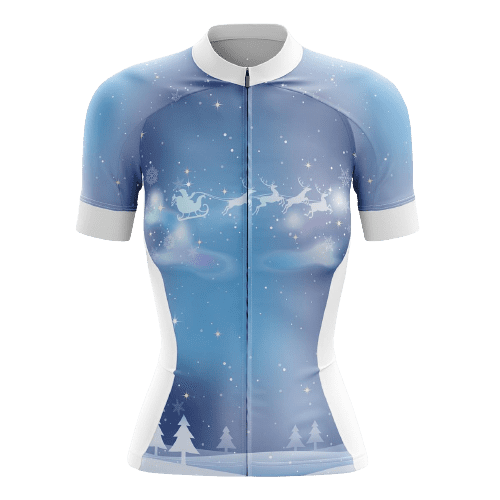 Santa Sleigh Women's Cycling Jersey - M