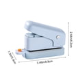 thumbnail image 3 of 6 Hole One Handed Hole Puncher Mini Portable Paper Punch, 3 of 6