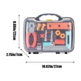 thumbnail image 3 of 13 Piece Tool Box Playset With Screwdriver And Pliers For Kids Engineer Role Play, 3 of 6