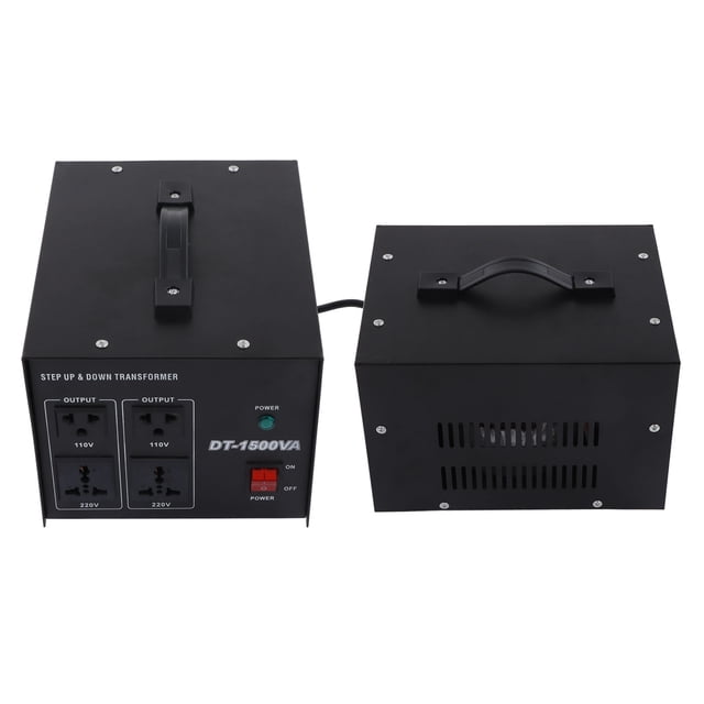 Transformateur Élévateur Transformateur de Puissance 1500W Convertisseur de Tension Robuste Multi-Protection Transformateur de Survoltage 110V vers 220V 220V vers 110V
