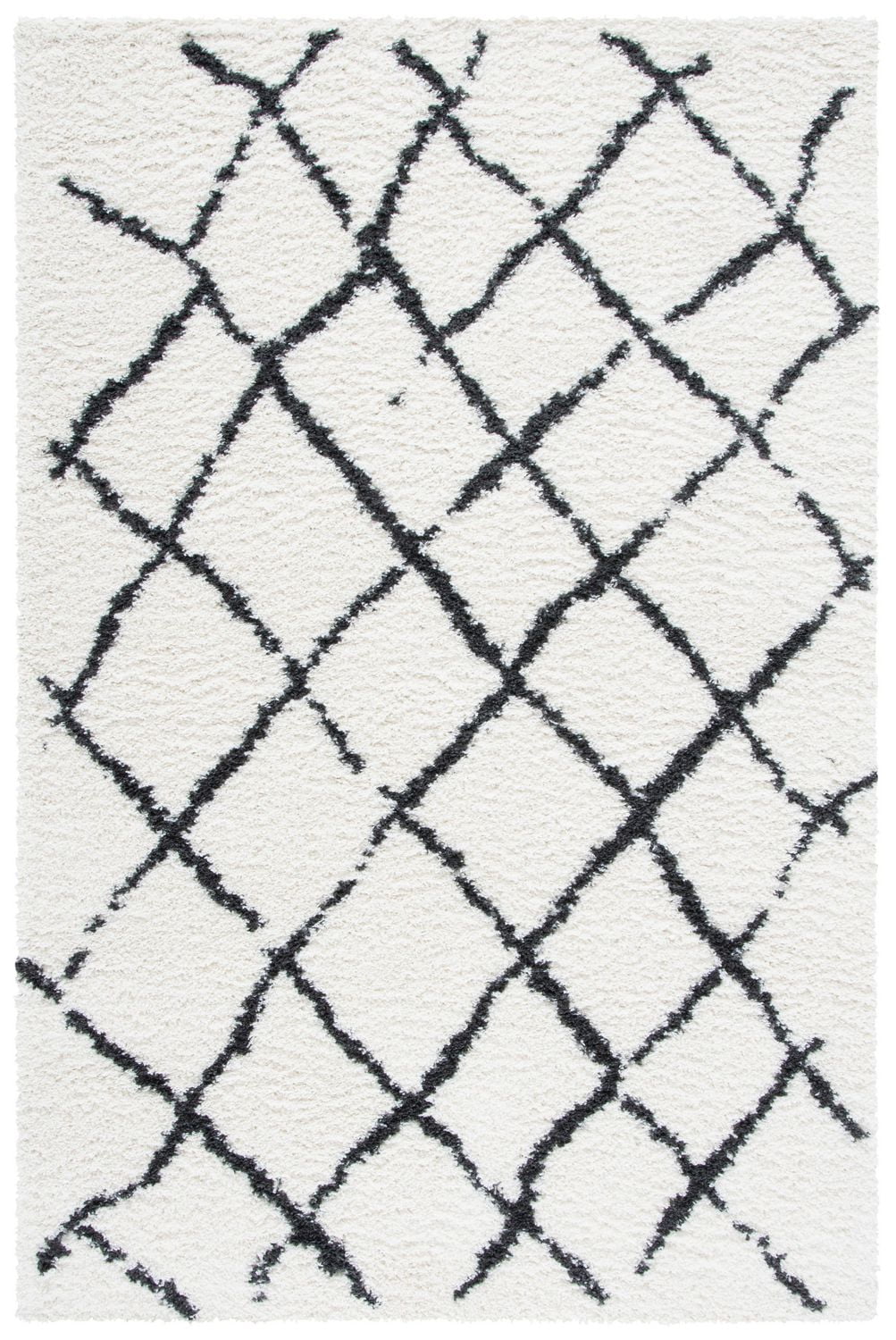 SAFAVIEH Berber Santana Tapis Géométrique Shag
