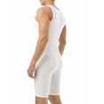 thumbnail image 4 of Underworks Mens Compression Bodysuit Girdle - No Rear Zipper Medium White, 4 of 5
