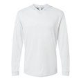 thumbnail image 1 of Paragon Mens Bahama Performance Hooded Long Sleeve T-Shirt, S, Aluminum, 1 of 1