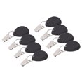 thumbnail image 1 of 8pcs drop-shaped black marble pendant tablecloth holder (3.5*4.5cm), 1 of 14