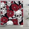 thumbnail image 4 of Stylish Printed Shower Curtain With Hooks Fabric Bathroom Modern Design For Bathtub And Shower Enclosure Extra Long Shower Curtains 80 Inches Bathroom Curtains Shower Set Modern Shower Curtain 78, 4 of 6