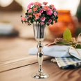 thumbnail image 3 of GROWTH TANK Vase en Métal Fleurs Pot de Fleurs Centre de Table Doré de Luxe Vases Support Rétro Hauteur 39cm, 3 of 7
