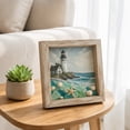 thumbnail image 4 of Sea Glass LED Light Box Wooden Frame Nautical Decor, 4 of 7