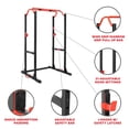 thumbnail image 4 of Sunny Health & Fitness Essential Power Cage Squat Rack - SF-XF921024, 4 of 9