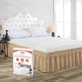 thumbnail image 1 of SGI Bedding 18 Inch Wrap Around Bed Skirt | Microfiber Bed Skirt | Fade Resistant, Wrinkle Free, Anti-static, Decorative, Extra Storage Space, Clutter-Free | Full, Taupe, 1 of 6