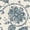 Blue, variant on Curtainking Farmhouse Kitchen Valance W50 x L18 Linen Textured Floral Printed Small Window Curtain Rustic Jacobean 1 Panel Rod Pocket Blue on Beige