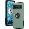 thumbnail image 1 of KOMI for Google Pixel 7 Case, Slim Fit Shockproof Protective Case for Pixel 7, Military-Grade Drop Protection with Ring Kickstand [Magnetic Car Mount Feature] Case for Google Pixel 7-Alpine Green, 1 of 5