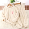 thumbnail image 2 of Boys Winter Outfits Set Long Sleeve Cartoon Print Tops and Pants for Kids 2PCS Clothes Set, 2 of 4