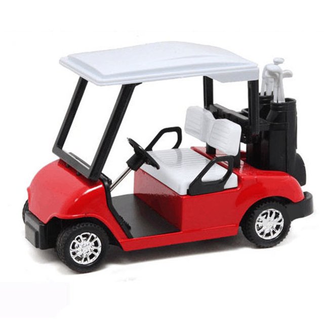 Voiturette de Golf en Alliage à l'Échelle 1/20 Modèle Réduit Jouet pour Enfants Collection