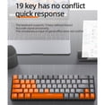 thumbnail image 4 of Xingzhi Clavier Bluetooth Portable pour Bureaux Propres et Ordonnés Type Résistant à l'Usure 3, 4 of 6
