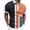 Orange, variant on Ketyyh-chn99 Mens Polo Shirt Sweatshirt Button Casual Slim Fit T-shirt Sports Long Sleeve Tee Shirt Tops Brown,S