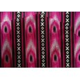 thumbnail image 4 of oneOone Cotton Silk Fabric Stripe & Geometric Ikat Printed Fabric 1 Yard 42 Inch Wide, 4 of 4