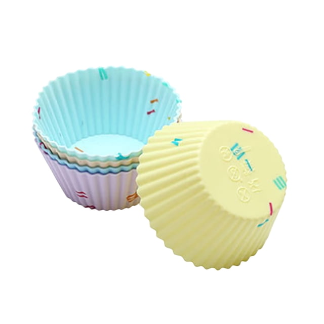 Silicone Baking Cups Muffin Baking Mould for 20 Pack Silicone Muffin Cup and Small Cake Cup Silicone Muffin Cups for Baking Square Silicone Baking Cups