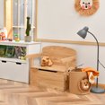 thumbnail image 2 of Costway 3-in-1 Kids Convertible Bench Toy Storage Box Wooden Activity Table & Chair Set, 2 of 9