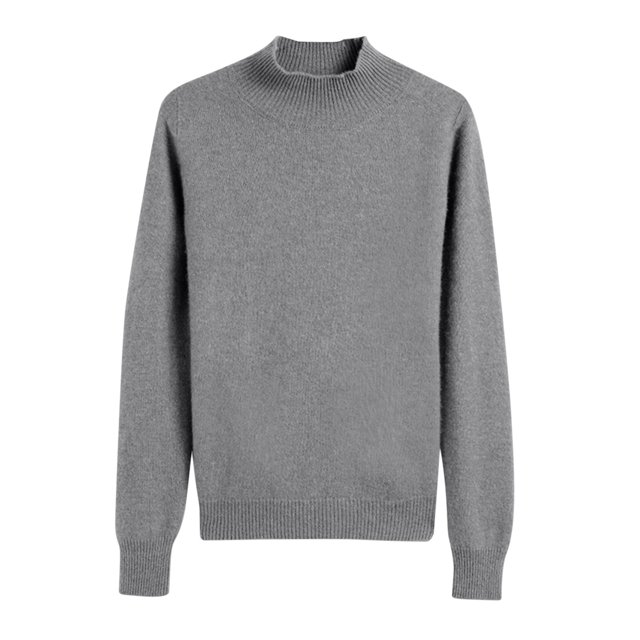 Penkiiy Chandails d'Automne pour Femmes 2024, Chandail Léger et Doux pour Femmes à Col Rond, Manches Longues, Tricot, Haut, L Gris Foncé