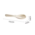 thumbnail image 3 of EGNMCR Non-Slip Bowl Spoon Asian Soup Spoon With Long Handle Japanese Ramen Spoons With Notch Food Grade Dessert Spoons Kitchen Spoons Set For Ramen spoon spoon, 3 of 5