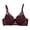 A01-Wine, variant on yoeyez High Support Sports Bras for Women,Ladies Embrace Lace Wireless Bras High Support Underwear Adjustable Strap Push Up Bra Everyday Wirefree Bras Wine XL 90C