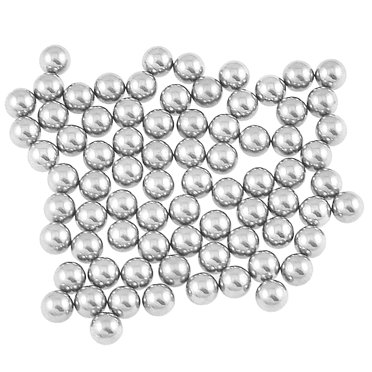 Unique Bargains Roulement de Roue de Vélo Boules en Acier Remplacement Diamètre 5mm 75 Pcs