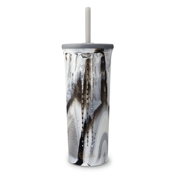 GoSili Straw Cup, 24oz. 1pk. Calacatta