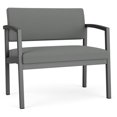 thumbnail image 1 of Lenox Steel Reception Waiting Bariatric Chair / Charcoal Steel / Light Gray, 1 of 5