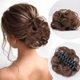 thumbnail image 1 of PVCS Perruque à Clip Facile Chignon Désordonné Pince à Cheveux Naturelle, 1 of 4