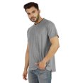 thumbnail image 3 of Inkmeso T-Shirt Basique pour Homme à Col Rond Coupe Régulière Uni à Manches Courtes, 3 of 7