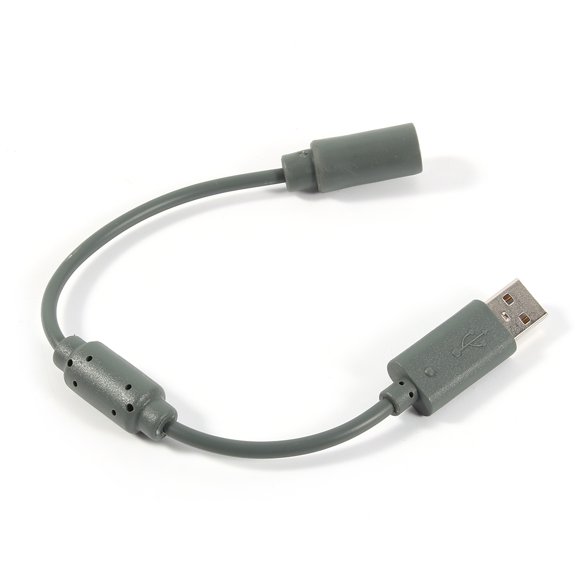 Peahefy Câble de Remplacement pour Manette Filaire Adaptateur USB pour XBOX360 Gris, Câble de Manette, Pièce de Rechange pour Gampad