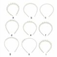 thumbnail image 1 of Exquise Perle Bandeau Réglable Résistant à l'Usure Universel Chic Accessoires de Coiffure Valentines Cadeaux de Jour Diadème pour les Femmes 12mm, Changement Progressif, 1 of 1