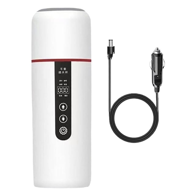 SharkTRUE Smart Temperature Control & Safety Design: Versatile Car Kettle with Multi-Power Support
