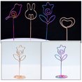 thumbnail image 4 of Miangastore 6Pcs Table Number Holders Place Card Holders Photo Holder Clip Stand Table Number Holder, 4 of 8