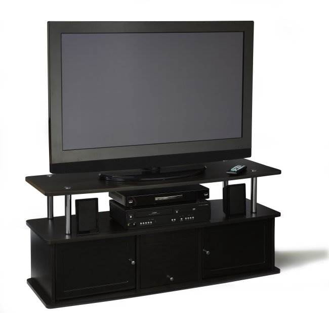 Convenience Concepts Designs2Go Meuble Télé Espresso à 3 Armoires LCD/LED
