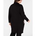 thumbnail image 2 of Alfani Womens Flounce Sleeve Jacket, Black, Plus Size, 3X, 2 of 4
